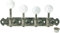 Golden Gate FM-2 F-Model Mandolin Tuners - 2 Planks (4+4) - Nickel