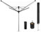 Brabantia - Lift-O-Matic Advance drehbaren Wäschespinne - Easy Lift-Systems - UV-beständige Wäscheleine, 50 m - Kein Durchhängen - Auch für Kleiderbügel - Metallic Grey - ø 295 cm