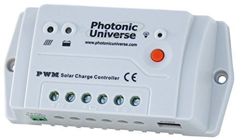 20A solar panel charge controller/regulator 12V/24V for camper/caravan/boat (up to 20 amp or 320W solar input)