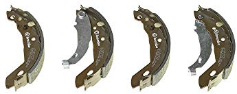 Brembo S61512 Bremsbacken, Anzahl 4 | Kompatibel mit: CITROËN XSARA, XSARA Coupe, ZX, PEUGEOT 205 I, 205 I Cabriolet, 205 II, 306, 306 Cabriolet, 306 Schrägheck