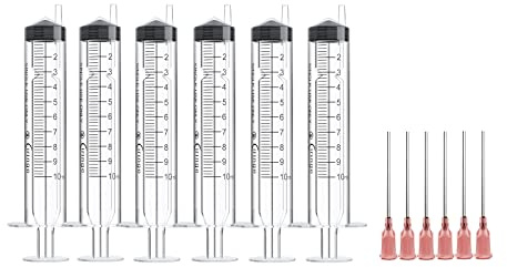Ciringe 10 ml Syringe with 18G Pink Mixing Kit - 6 Sets
