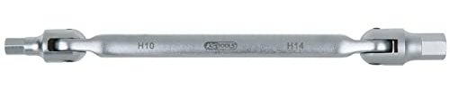 KS Tools 150.9225 Öldienst-Schlüssel Sechskant für Hinterachsdifferential, 10x14mm