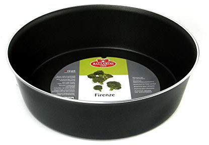 Ballarini Firenze Tortiera Tonda, Cortan, Nero, Diametro 26 cm