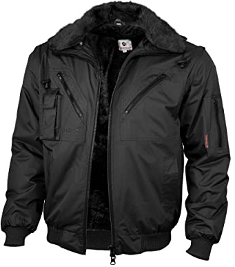 Qualitex PILOTJACKE 100% PES MIT TEDDYFUTTER+ABTRENNB.ÄRMELN Größe 3XL