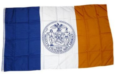 Flagge Fahne USA - New York City 90 x 150 cm FLAGGENMAE®