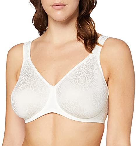 Triumph Essential Minimizer W X BH, Elfenbein, reduziert das Brustvolumen optisch um eine Cup-Größe, Elfenbein (VANILLE GT), 75G