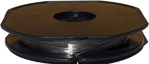 25 Meter Titandraht Ø 0,20mm - AWG 32 (Grundpreis: EUR 0,39/m) Titan Draht - Grad 1 - titanium wire 0.008