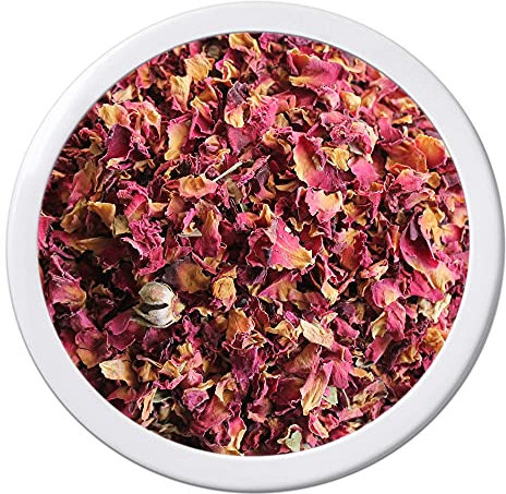 PEnandiTRA® - Rosen Rosenblüten Rosenblütenblätter rot getrocknet - 250 g - Tee - Badezusatz - Deko - VEGAN