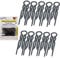 Good Hair Days Hair Pins - Plastic, U-shaped Magic Grip Hairpins, Strong Durable Pins For Fine, Thick & Long Hair, Hair Styling Accessories, Set of 10 (Black)