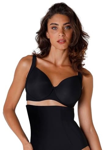 Lovable Con Ferretto Leggermente Imbottito Ad Alto Sostegno Ultimate Modelling, Reggiseno Donna, Nero Old, 36 / 4D