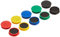 Q-Connect Round Magnet 25 mm Assorted (Pack of 10)