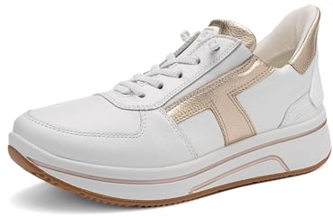 ARA Damen Sneaker Sapporo Weiss,Platin