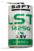 Lithium-Batterie Saft LS14250 3,6V print mit Printanschluss