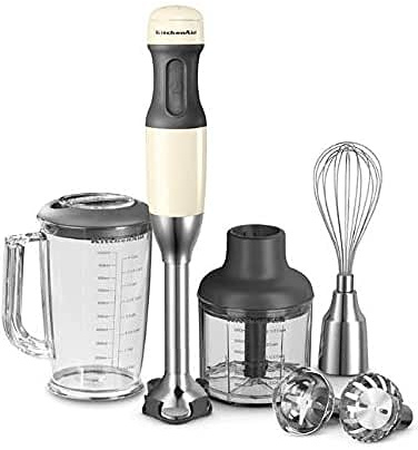 KitchenAid 5 khb2571 Mixeur immersion d'immersion, 610 Rotation de 180 W Crème-– Mixeur (Blender, crème, 1100 RPM, 180 W, 220–240)