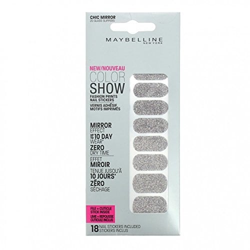 Maybelline NewYork Coloshow Nail Sticker, 20 Glass Slipper