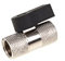Alphacool 17353 2 Wege Kugelhahn G1/4 - Chrome Wasserkühlung Anschlüsse