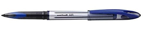 UNI-BALL AIR UB188 Tintenroller mit Flüssigtinte, mittelgroße Spitze, Blau blau