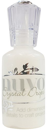 Tonic Studios Nuvo - Gotas de cristal, blanco brillante