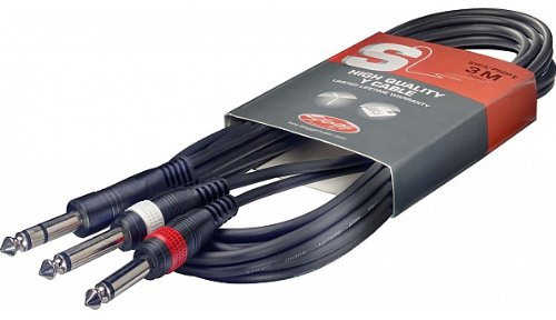 Stagg SYC6/PS2P E Stereo Splitter-Kabel (6m)