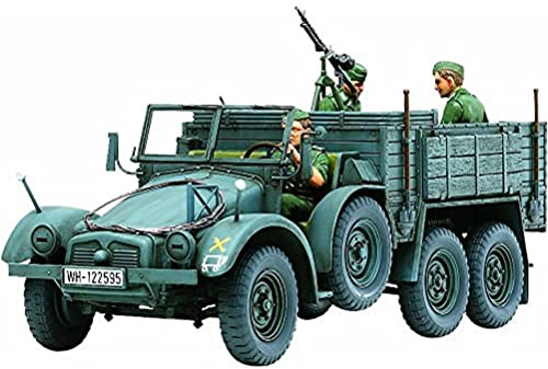 Tamiya 300035317-1:35 WWII Deutscher Leicht LKW Krupp Protze (3), Grün