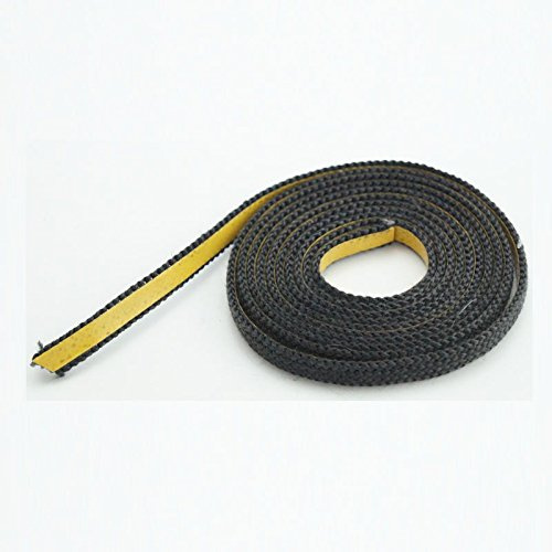 Dichtband selbstklebend schwarz 30mm x 2mm ideal für Scheibendichtungen von Kaminöfen