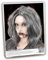 FASCHING 35688 Zombie Mara Perücke grau Langhaar Halloween NEU/OVP