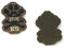 Mil-Spec Monkey K9 Morale Patch (1) - Woodland (Forest) - Rectangular Sew-On Patch - 3.5 Inch x 2.2 Inch