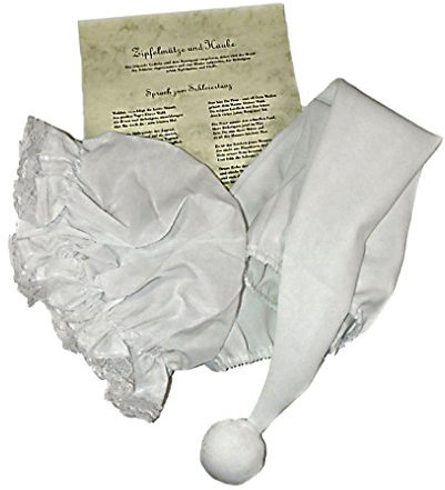 Krause & Sohn Schleiertanz Partyspiel zur Hochzeit für das Brautpaar Hochzeitsbrauch Hochzeitsspiel Mützen inklusive Gedicht-Text