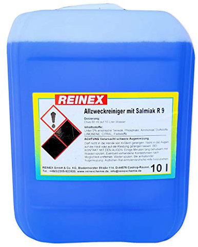 Universalreiniger Reinex R9 10 L reinigt mühelos und schonend alle Flächen