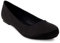 Andrés Machado - Ballerines Classiques pour Femme - AM539 - Mocassins - Ballerines à Talon Plat - Large Choix de Couleurs et de matières - Satin Noir EU 44