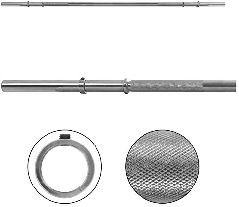 Langhantelstange mit Stellringen, Langhantel, Kraftsport, Fitness, 3x165 cm