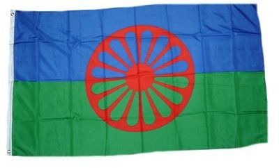 Flagge Fahne Sinti und Roma 90 x 150 cm FLAGGENMAE®