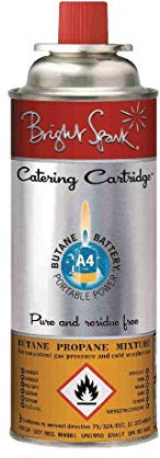 Bright Spark BS3656 220g Catering Gas Cartridges pack of 4