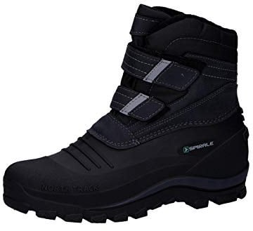 Spirale KLETTSTIEFEL, schwarz mit Klettverschluss, 39