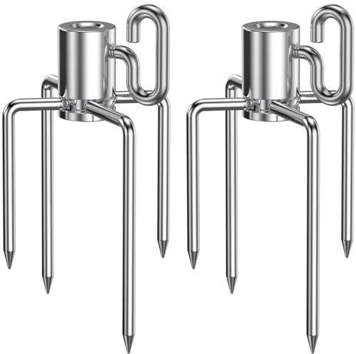 onlyfire 6008 Rotisserie Meat Forks(1-Pair) for Weber and Other Model Grills - Only Fits 5/16 Square Spit Rods