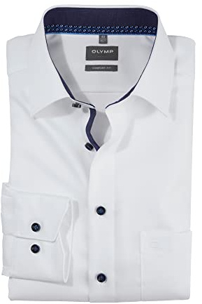 Herren Cityhemd 1/1 Arm 01 wieß Gr.44