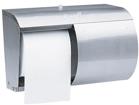 Scott 09606 Pro Coreless SRB Tissue Dispenser, 7 1/10 x 10 1/10 x 6 2/5, Stainless Steel