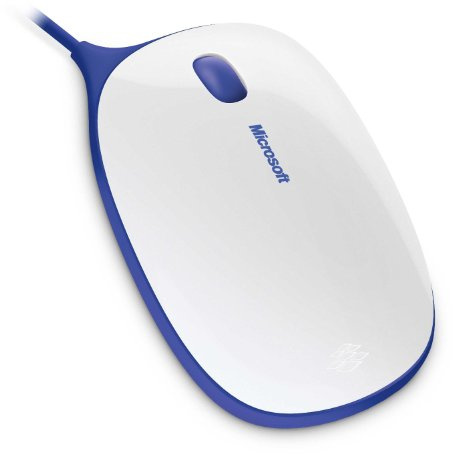 Microsoft Express Mouse optische Maus schnurgebunden blau