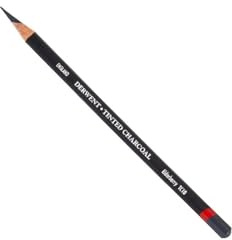 Derwent TC10 Tinted Charcoal Pencil - Elderberry