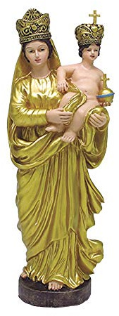 Pacific Giftware Our Lady of Prompt Succor Statue Colored Version Divinity Collection Jesus