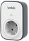 Belkin SurgeCube USB-Steckdose und Überspannungsschutz, 1 Weg/1 Stecker mit Überspannungsschutz, geschützter Stecker mit, Weiß