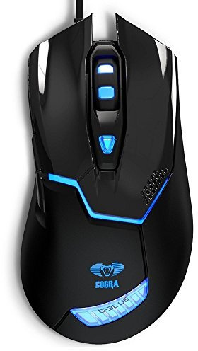 RED DRAGON ICMG622B - Mouse Gaming USB 2000dpi 6 Tasti Nero Cobra EMS622