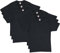 Hanes Men's Essentials Tshirt 4 and 6 Packs, ComfortSoft Tee, Cotton Shirt for Men, Black - 6 Pack, S