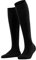 FALKE Damen Kniestrümpfe Softmerino W Kh Wolle Baumwolle lang einfarbig 1 Paar, Schwarz Black 3009, 37-38