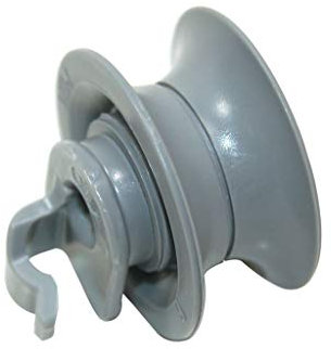 GENUINE BOSCH Dishwasher Upper Basket Wheel 165313