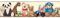 York Wallcoverings Brothers and Sisters V My Favorite Teddy Border, Cream, Multicolor