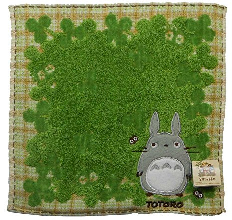 My Neighbor Totoro [ Studio Ghibli Harappa (Non-Twist Yarns steam Shirring Far Applique Embroidery) 590 608 [ Mini Towel ]