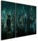 Leinwandbild 3 teilig Bioshock_Rapture_3x90x40cm (Gesamt 120x90cm) _Ausführung schöner Kunstdruck auf echter Leinwand als Wandbild auf Keilrahmen