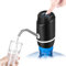 Flexzion Wasserflasche Spender für 5/6 Gallon Krüge, abnehmbarer elektrischer Kaltes Getränk Getränkepumpe W/Tragbare Mini-Batterie-Kasten, oben Typ Loading Für Desktop-Aufsatz- Home Küche Büro, Sc