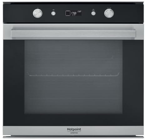 Hotpoint FI7 864 SH IX HA Four électrique (moyen, 73 L, 3650 W, 73 L, 3650 W), noir, argenté